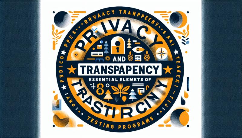 Privacy and Transparency: Essential Elements of Testing Programs