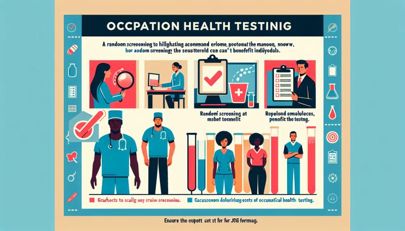 Occupational Health Testing: How Random Screening Can Benefit You