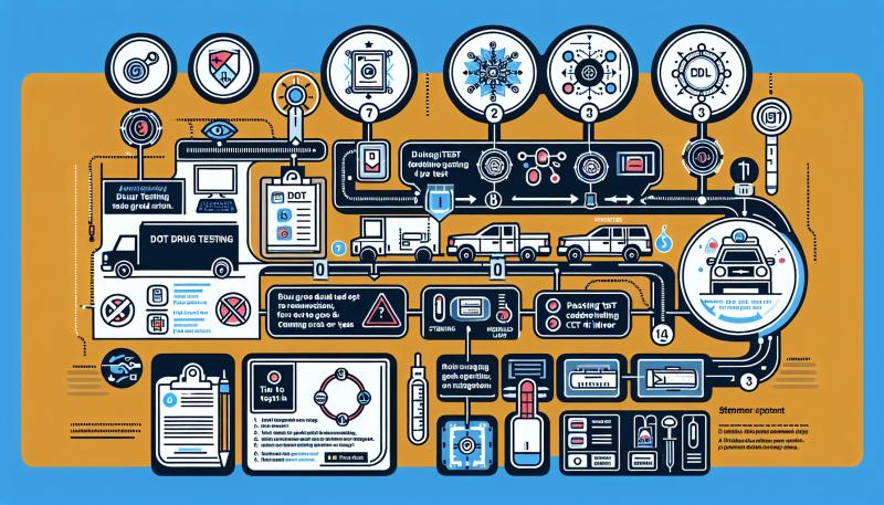 Navigating the DOT Drug Testing Process: Tips for First-Time CDL Drivers